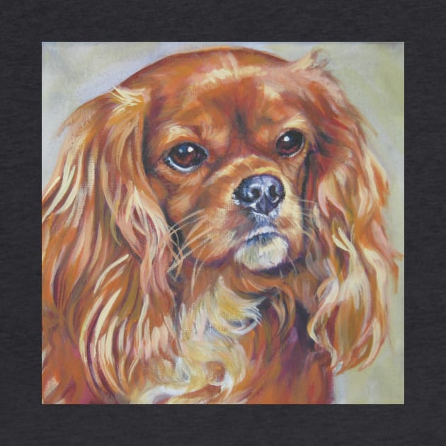 cavalier king charles spaniel fine art painting by LASHEPARD